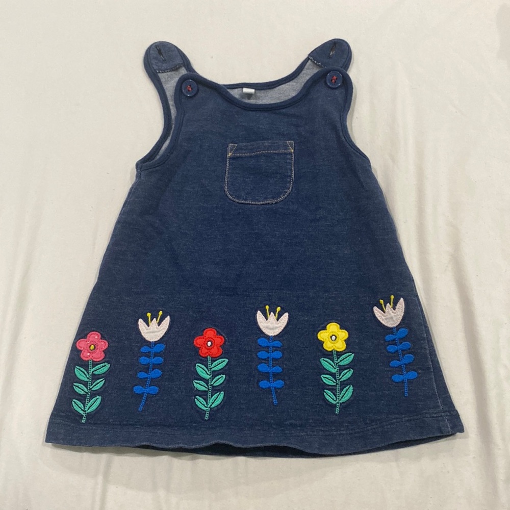 Casual Dress for girl brand Bluezoo 3-6M, color blue